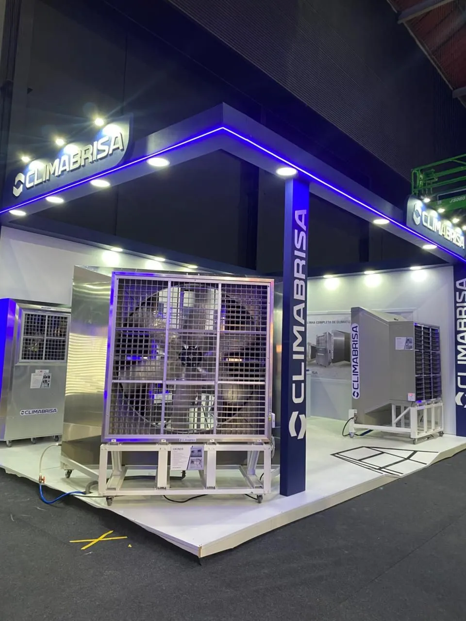 Climatizador Cronos e demais modelos da linha Climabrisa no estande