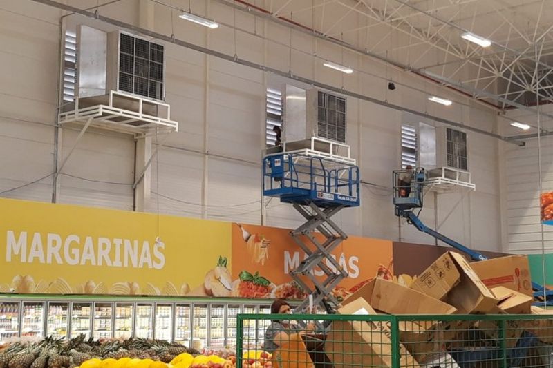 Projeto de climatização industrial
