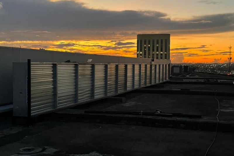 Instalação recente de climatização industrial